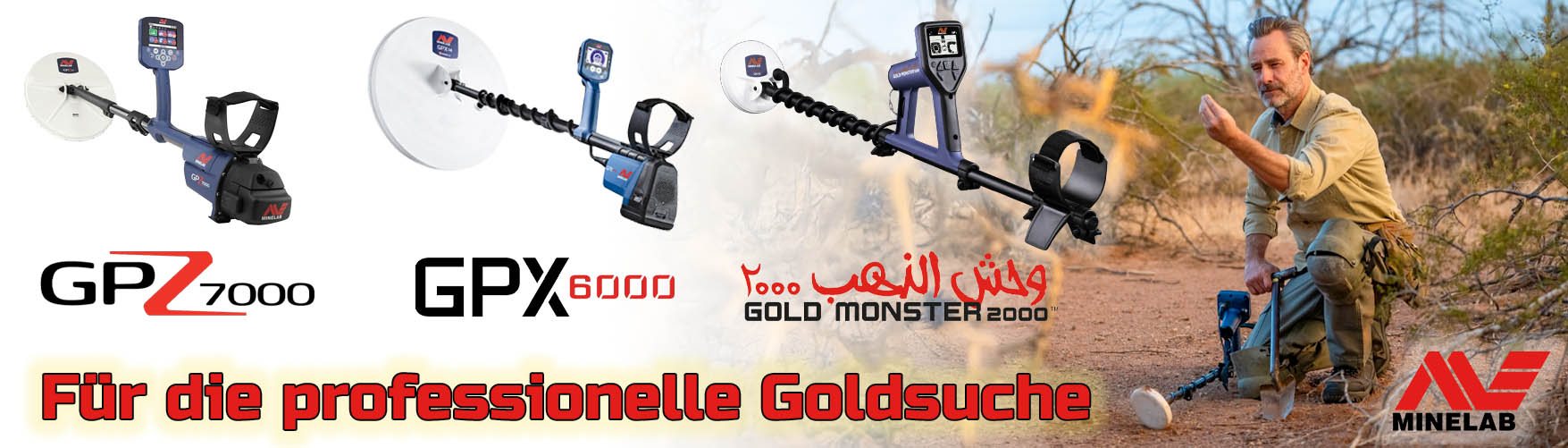 Golddetektoren für die professionelle Goldsuche